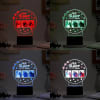 Shop Personalized Best Sister Ever Black Base LED Lamp