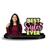 Shop Personalized Best Sister Ever Caricature
