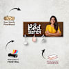 Buy Personalized Best Sister Rakhi Key Holder
