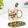 Personalized Best Teacher Ever Mug And Coaster Combo Online