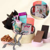 Personalized Birthday Absolute Choco-nuts Hamper Online