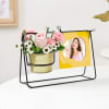 Gift Personalized Birthday Celebration Swinging Metal Planter