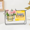 Shop Personalized Birthday Celebration Swinging Metal Planter