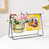 Gift Personalized Birthday Celebration Swinging Metal Planter