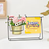 Shop Personalized Birthday Celebration Swinging Metal Planter