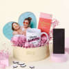 Personalized Birthday Deluxe Coral Hamper Online
