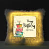Personalized Birthday LED Cushion Online