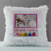 Gift Personalized Birthday LED Pillow for Girls