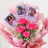 Gift Personalized Birthday Magnets And Blooms Bouquet