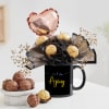 Gift Personalized Birthday Mug And Chocolates Combo