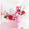 Buy Personalized Birthday Pastel Pink Hamper