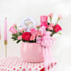 Personalized Birthday Pastel Pink Hamper Online