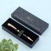 Buy Personalized Black and Rose Gold Ball Pen