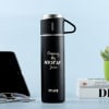 Gift Personalized Black Bottle and Diary