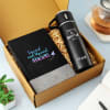 Personalized Black Bottle and Diary Online