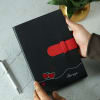 Personalized Black Diary with Strap Closure Online