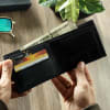 Buy Personalized Black Leather Wallet for Men