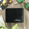 Shop Personalized Black Leather Wallet for Men