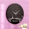 Gift Personalized Black Ocean Clock
