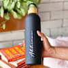Gift Personalized Black Vacuum Insulated Water Bottle