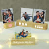 Personalized Block Photo Frames For Dad - Set of 4 Online