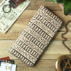 Gift Personalized Block Printed Leather Long Wallet for Women