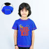 Personalized Blue Cotton Kids Tee Online
