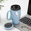 Gift Personalized Blue Flask