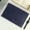 Gift Personalized Blue Laptop Sleeve Organizer