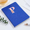 Personalized Blue Vegan Leather Diary Online