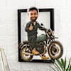 Gift Personalized Born To Ride Caricature