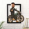 Personalized Born To Ride Caricature Online