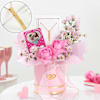 Personalized Burst Of Pink Hamper Online