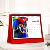 Gift Personalized Calendar in Red