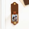 Buy Personalized Captured Memories Leather Keychain
