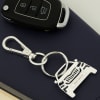 Gift Personalized Car Keychain with Car Number