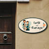 Gift Personalized Caricature Couple Nameplate