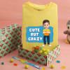 Personalized Caricature T-shirt Hamper - Yellow Online