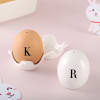 Gift Personalized Ceramic Egg Shaped Salt & Pepper Shakers