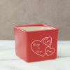 Shop Personalized Ceramic Planter with Heart Motifs