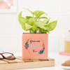 Gift Personalized Ceramic Planters - Set of Two