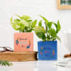 Personalized Ceramic Planters - Set of Two Online