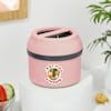 Buy Personalized Certified Foodie Lunch Box - Pink