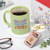 Personalized Chai Lovers Mug And Keychain Combo Online