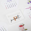 Gift Personalized Charming Flowers Mini Calendar