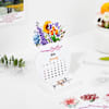 Buy Personalized Charming Flowers Mini Calendar