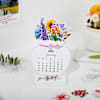 Personalized Charming Flowers Mini Calendar Online