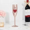 Buy Personalized Cheers To Love Copper Flute Glass - Set Of 2