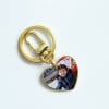 Buy Personalized Cherished Memory Heart-Shaped Gold Keychain