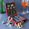 Buy Personalized Chess Board With Wine Kit For Dad